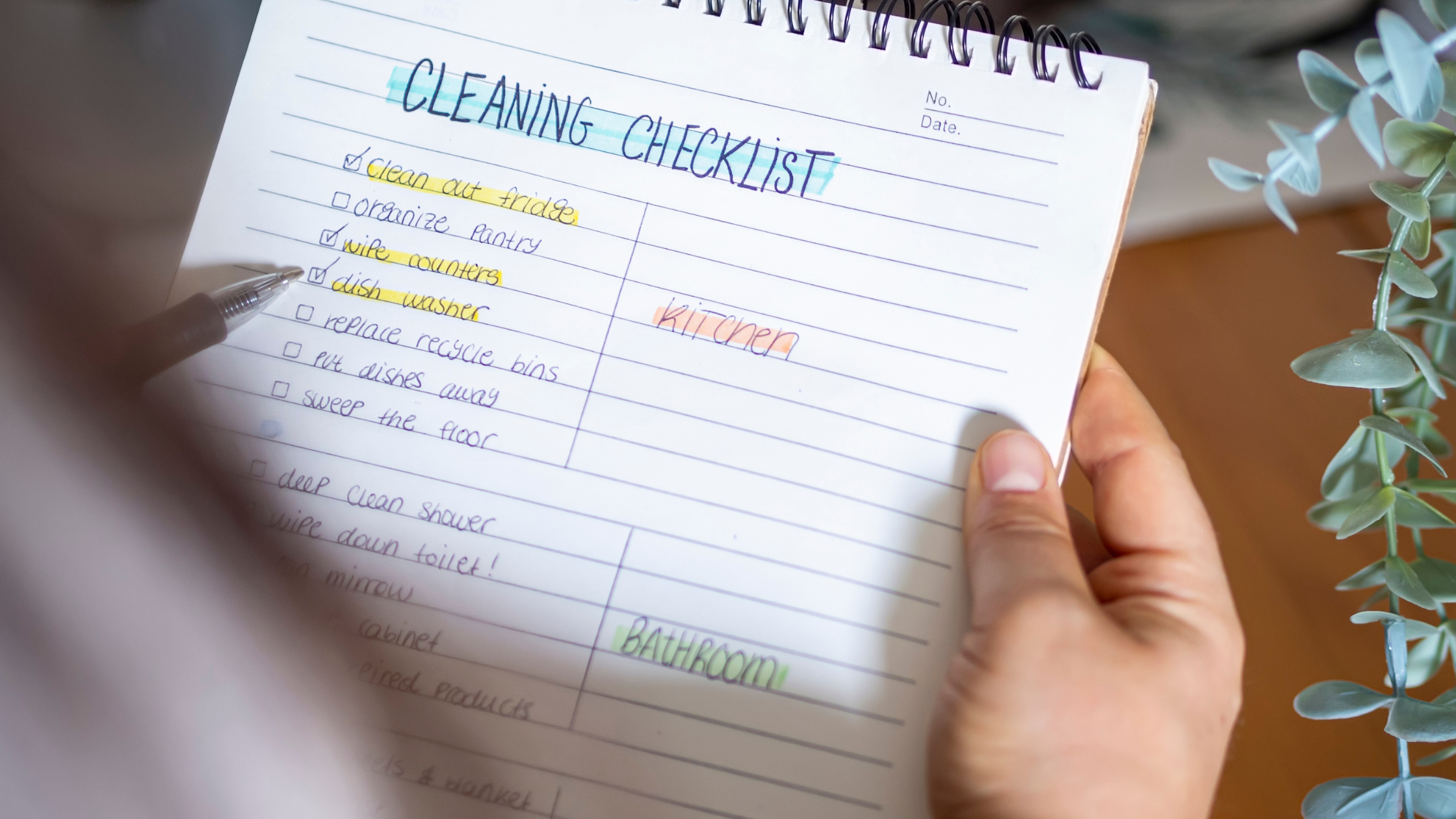 Seasonal Cleaning Checklist